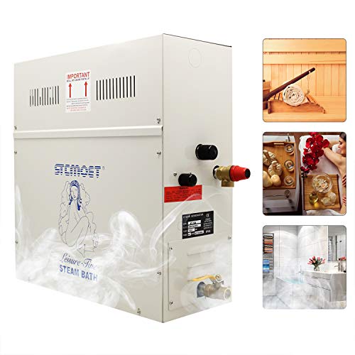 Hanchen 9KW Dampfgenerator für Zimmer innerhalb von 9m³ Dusche Badezimmer Dampferzeuger Dampfgarer Sauna Home 35- 55°C Temperatur 380V CE