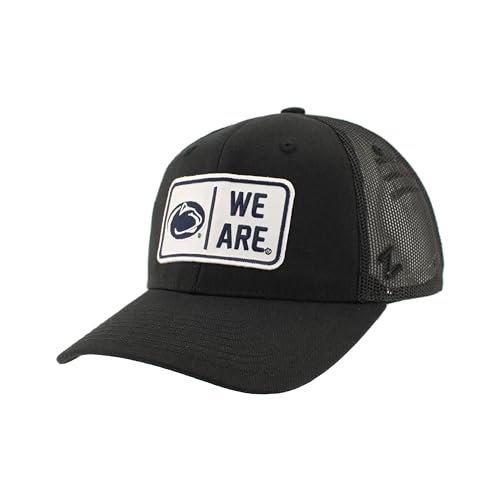 Penn State Nittany Lions NCAA Officially Licensed Snapback Hat Big Rig Patch Black Defer