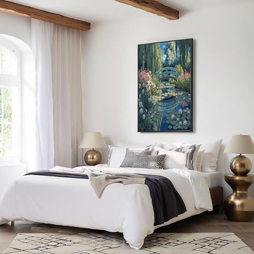 Decoración de pared con pintura al óleo de 60x90 cm para salones modernos 5