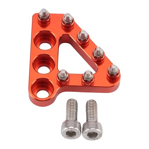GOOFIT Orange Motorrad Rear Bremspedale Tip Foot Lever Bremspedale Tip CNC Aluminum Ersatz für 125-500 K16 K18 NC SX SXF EXC EXCF XC XCW XCF SX SXF EXC EXCF Most Chinese Dirt PitBike