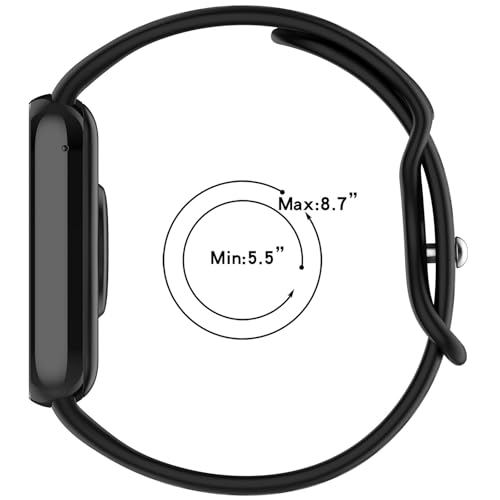 Correa de silicona compatible Xiaomi Band 9 Pro y Redmi Watch miniatura 5