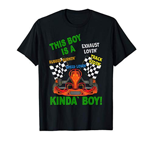 Go Kart Racing Boy - Go Kart Motor Karting Racer Boy Gift T-Shirt