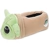 STAR WARS The Mandalorian, Grogu Baby Yoda Boy’s Slipper Full Body, Green, Boy’s Size 10/11 to 3/4