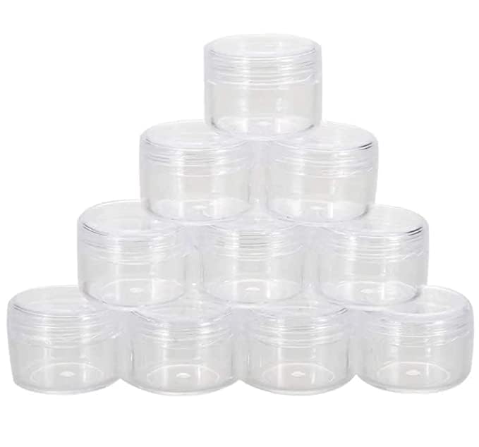 Shree MAHA 20g/ml Cosmetic Empty Jar Pot Eyeshadow Makeup Face Cream Container Transparent [ 24 PCS]-image-26