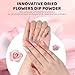 Aokitec Pink Dried Flowers Dip Powder Sweetness Color Nail Dip Powder 1Oz for Nail Starter Professional Nail Art Salon Home DIY Decoration Nail Powder No Needed Nail Lamp