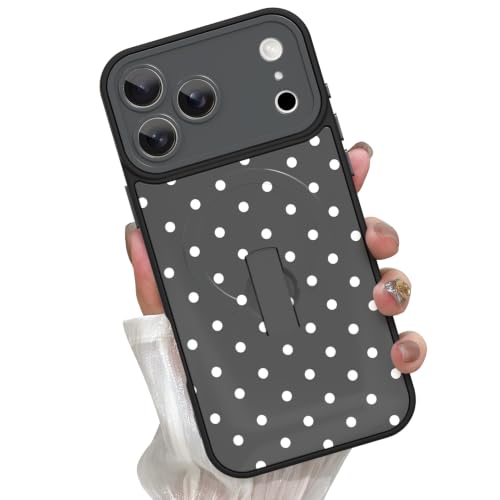 KANGHAR Case for iPhone 18 Pro Max Dot Cute Spot Black