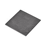 sourcing map 1Stk. Graphitplatte 50mmx50mmx5mm Graphit Rohblock Elektrodengrafitstab für experimentelle Elektrode Elektrolyse Galvanisieren Schwarz