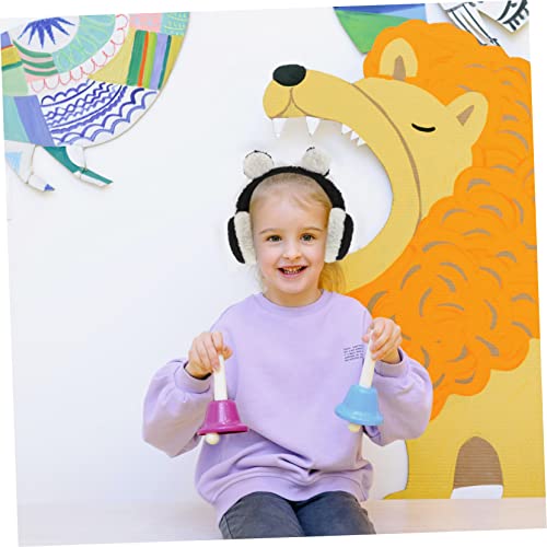 Orejeras de invierno para niñas con tierno diseño de oso 7