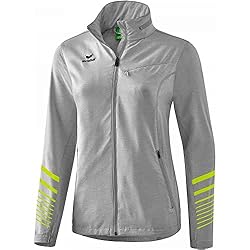 Leichte Running Jacke taillierter Damenschnitt, seitliche Reißverschlusstaschen