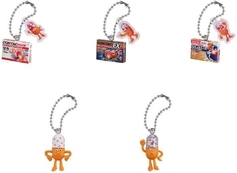 Amazon.co.jp: コンタック ミニチュアチャーム [全5種セット