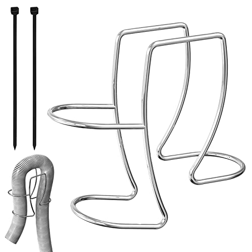 304 Stainless Steel Drain Hose Holder - Adjustable Clamp Hook Fits All Hoses