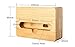 UnnFiko Wooden Sound Amplifier Stand Holder for iPhone, Natural Loudspeaker Mini Megaphone Cell Phone Stand (Square)