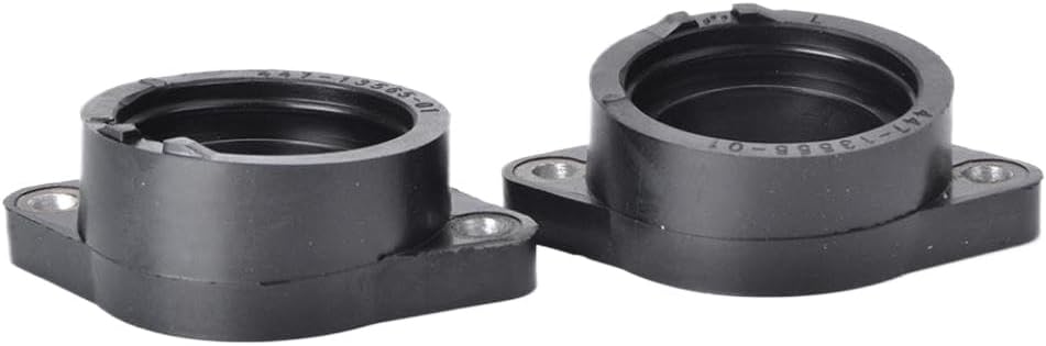 2PCS 2.5mm Motorcycle Carburetor Interface Adapter Intake Insulator Connector Compatible With Automotive Motorcycle Parts XS650 TX650