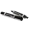 The Flick Stick Winged Eyeliner Stamp, 2 x Black Liquid Eyeliner Pens, Easy Cat Eye Stencil Makeup Tool, SmudgeProof & Waterpoof Eye Liner, Vamp Wing, Wingliner (10mm Classic, Midnight Black)