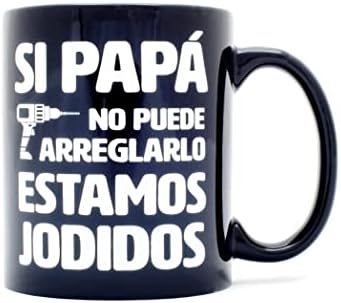 Miss Miserable - taza para café cerámica con mensaje Si papá no puede arreglarlo