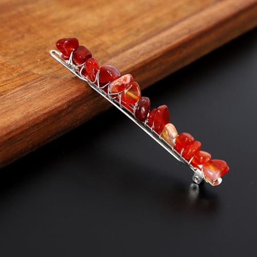 3 pinzas elegantes para el pelo para mujer, horquillas de cristal natural, joyas para novia, boda, clip para el pelo, pinza francesa para el cabello con piedras preciosas para el día a día y