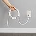 Amazon Basics Extension Cord, 10 Ft, 3 Prong Outlet Extender, Indoor Extension Cord, 13 Amps, 125V, White