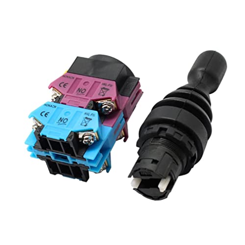 4 Position Joystick Switch HKL-FW24 4NO Momentary Type Monolever Joy Stick Reset Button Replacement,Joystick Replacement Cover