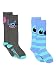 Lilo & Stitch 2 pack Knee High Socks (9-11 Womens (Shoe: 4-10), Stitch Blue/Grey)