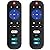 Pack of 2 Universal Replace Remote Applicable for TCL Roku TV/Hisense TV/Onn TV/Philips TV/Sharp TV/Westinghouse TV/Sanyo TV/RCA TV/JVC TV/Element TV