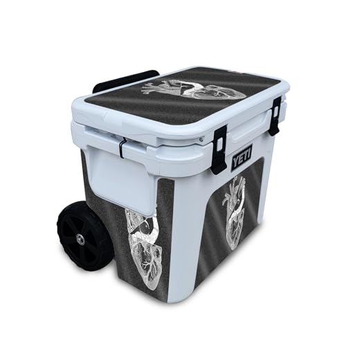 Image of Glossy Glitter Skin Compatible with Yeti Roadie 32 Wheeled Cooler - My Space - Premium 3M Vinyl Protective Wrap Decal Cover - Easy to Apply | Crafted in The USA by MightySkins