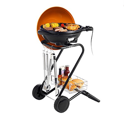Koala Bear's Shop TH Portable 1350W Electric BBQ Grill with 5 Temperature Settings