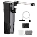 NICREW Fish Tank Filter, Internal Aquarium Filter for Small Tank, Coldwater or Tropical Aquariums, Up to 20L