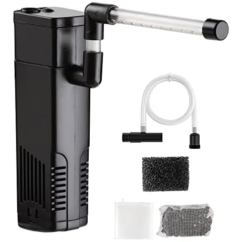 NICREW Fish Tank Filter, Internal Aquarium Filter for Small Tank, Coldwater or Tropical Aquariums, 20-40L Cover