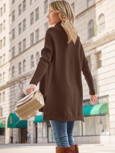 Image of LILLUSORY Womens Turtleneck Oversized Sweaters 2026 Fall Fashion Outfits