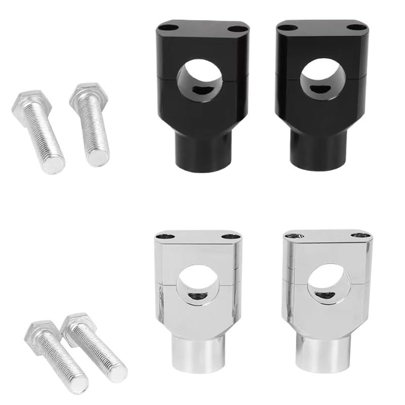 Guidon Moto Clip de Montage CNC Anti-Vibration Haute Fixation Universelle 22mm