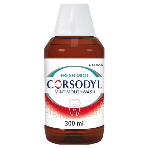 Corsodyl Mouthwash Gum Disease Treatment for Adults Chlorhexidine Mouthwash for Gingivitis Treatment Mint 300ml