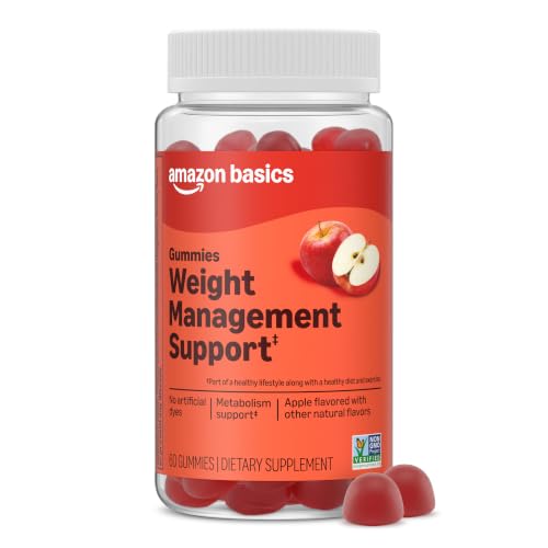 Amazon Basics Weight Management Support Gummy with 400 Mcg Chromium Picolinate 60 Count