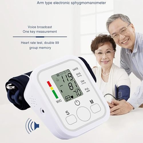Image of Aika(Combo Pack) AK-555 Arm BP Monitor Instrument Machine for Blood Pressure Measurement Home Use Fully Automatic,Digital Display & AK-45 Clinically Tested Digital Thermometer(6 Month Warranty),White