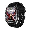 Q&F Tech Reloj deportivo inteligente C50Pro para monitor de fitness y salud, incluyendo presión arterial y oxígeno/frecuencia cardíaca/sueño/calorías/conteo de pasos/distancia, etc., pulsera impermeable para exteriores