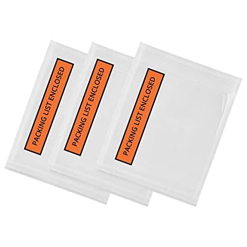 3000 Pieces 4.5x5.5 Clear Envelope Bag Cover