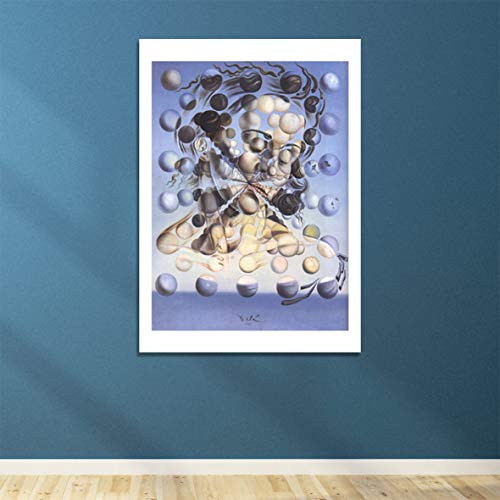 Cuadro Galatea de las Esferas de Salvador Dalí mediano para decorar tu salón minimalista 4