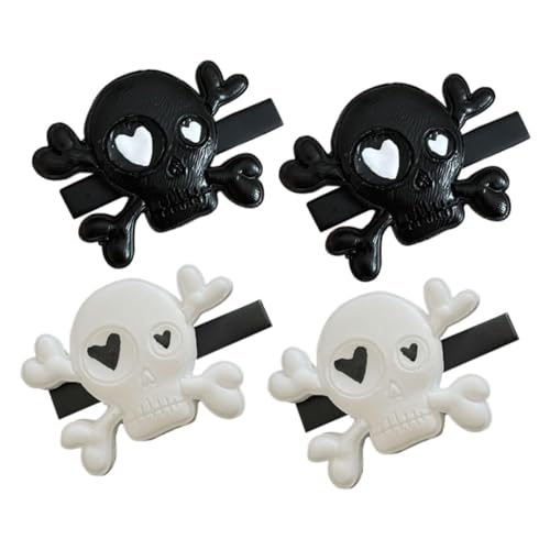 Pinces à cheveux squelette pour vos soirées : accessoires gothiques d'Halloween Ipetboom