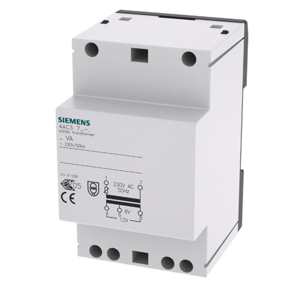 Siemens - Sicherheitstransformator 24VA Primär AC 230V Sekundär 8V 12V