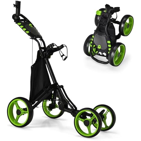 GYMAX Lightweight 4 Wheels Golf Cart Cover