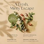 Gya Labs Eucalyptus Mint Massage Oils - 6.76 Fl Oz - 100% Pure Natural Refreshing Aromatherapy Body Massage Oil for Sore Muscles - with Jojoba, Argan, Sunflower, Almond, Vitamin E & Eucalyptus - Image 3