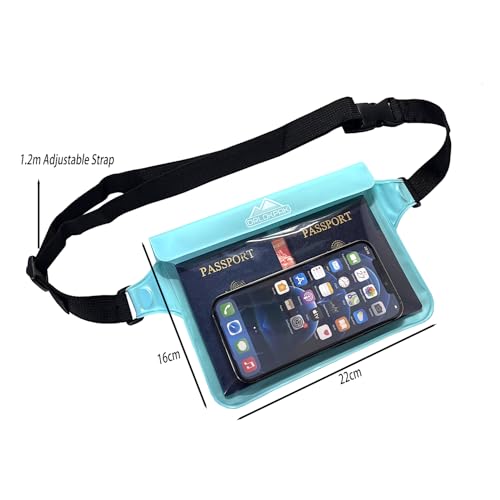 DRLOKPAK Bolsa de Cintura Impermeable para Teléfono Pasaporte Cartera miniatura 2