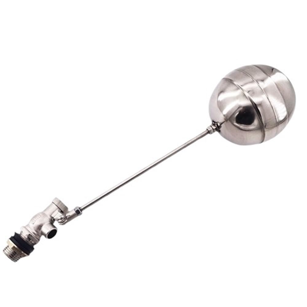 Water Level Control 1pc DN15 304 Stainless Steel Float Valve, Durability Floating Ball for Toilet Water Tanks
