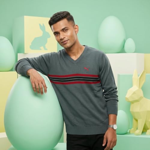 Image of Puma Men's Wool Round Neck Sweatshirt