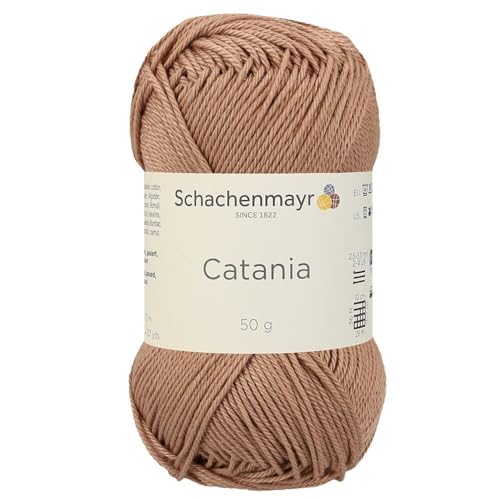 Schachenmayr (SMC) Catania Originals Garn, 1 Knäuel/Packung , jedes Knäuel 125 m, 100 % mercerisierte Baumwolle zum Stricken und Häkeln, Sport Weight, 437 Sun-Kissed