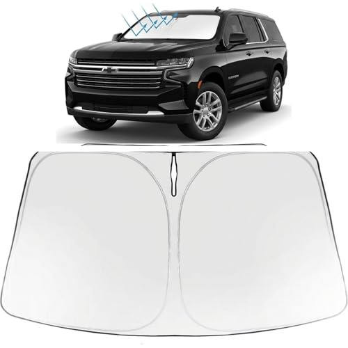 Image of Proadsy Windshield Sun Shade for Suburban 2021-2026 Foldable Front Sunshade Protector Sun Visor Blocks UV Rays Keep Car Cooler Accessories
