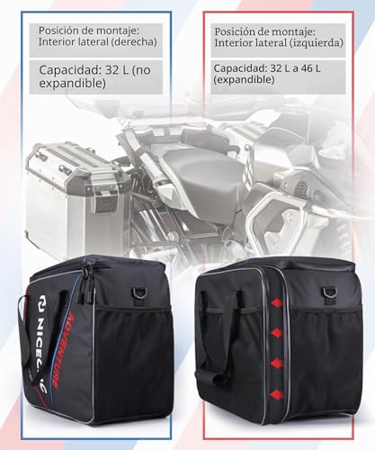 Bolsa interna moto expandible 46L BMW GS NICECNC 4
