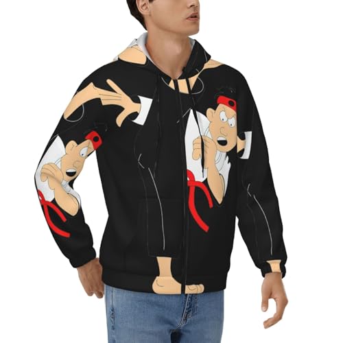 Sweat chaud homme karaté 2025 coupe ample isolante avec cordon de serrage réglable