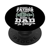 Photo Gallery being a father is easy being a dad is sexy - funny popsockets popgrip intercambiabile Photo Gallery being a father is easy being a dad is sexy - funny popsockets popgrip intercambiabile