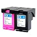 Produktbild 1 Stk. Schwarz + 1 Stk. Dreifarbiger wiederaufgearbeiteter Tintenpatronen-Ersatz, kompatibel mit HP63XL HP2130 ENVY OfficeJet 4520 4650 5220