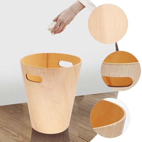 Corbeille à papier pour maison et bureau style zen japonais bac de rangement grand format - 4